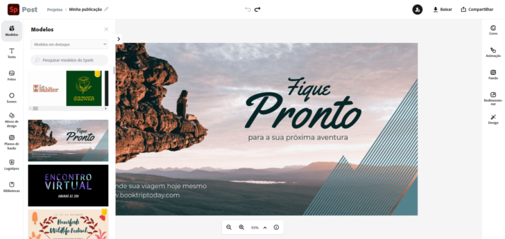 O Spark é a ferramenta de design online da Adobe