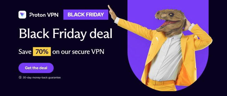 Por apenas R$ 8,38 é possível contratar o serviço da Proton VPN durante a Black Friday 2024