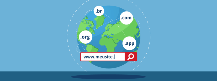 Categorias de domínio pelo mundo