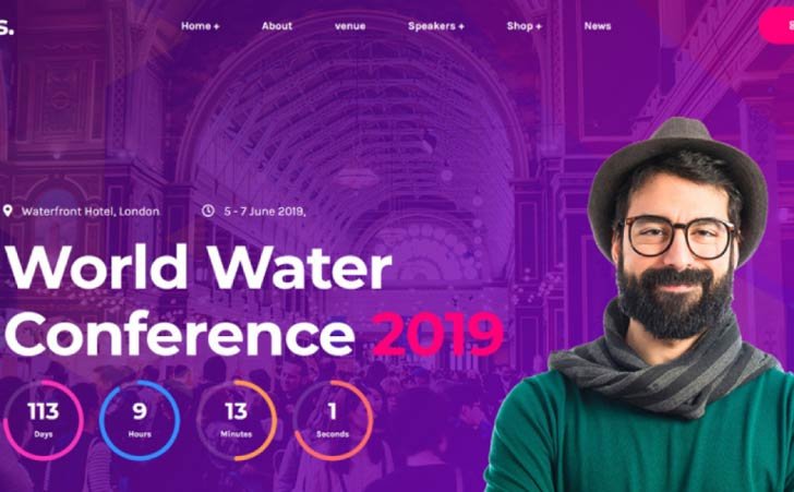 Eventes - Tema WordPress de conferência e evento