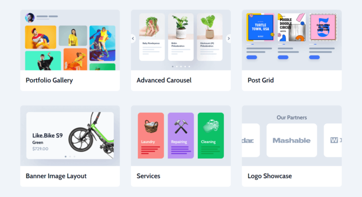 O JetElements oferece uma grande variedade de elementos para sites WordPress com Elementor (imagem: Crocoblock)