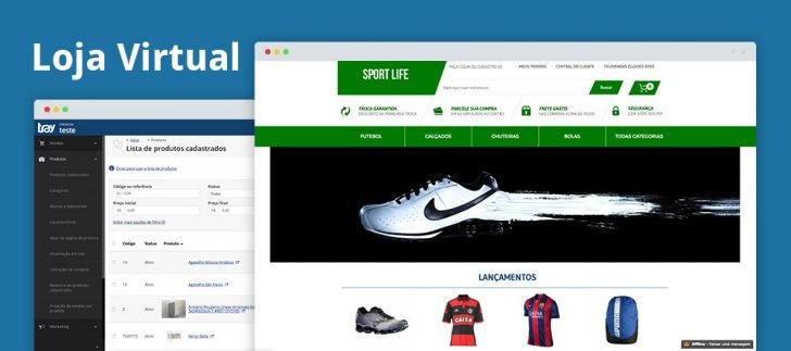 Tray commerce loja virtual