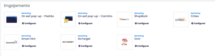 Aplicativos para engajamento na DLoja Virtual