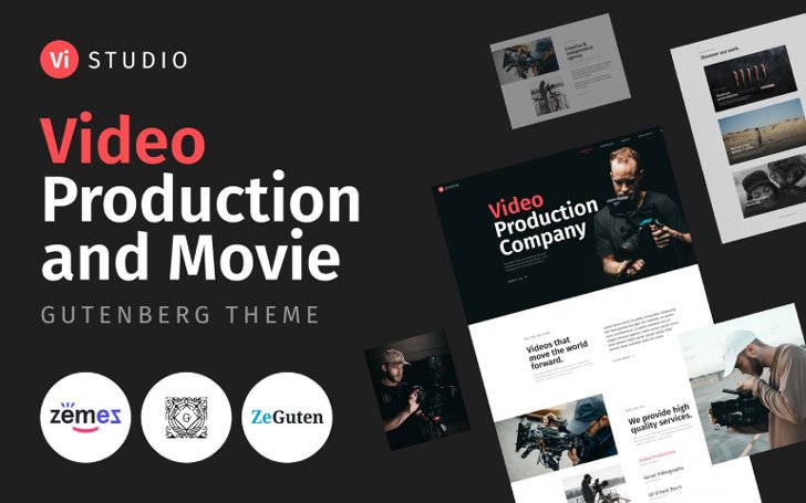 Vistudio - Video Production and Movie Choice from Entertainment WordPress Themes